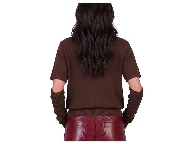 Federica Tosi Moor's Head Strickpullover braun Wolle Kaschmir - Ansicht 3