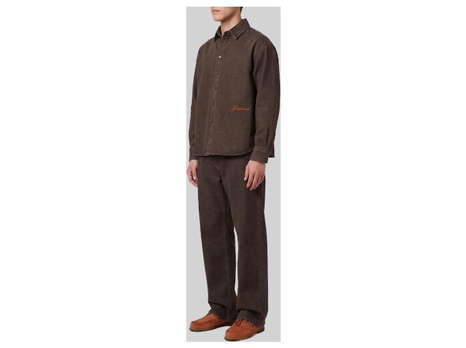 Jacquemus Simon de-Nîmes denim shirt Brown - view 2