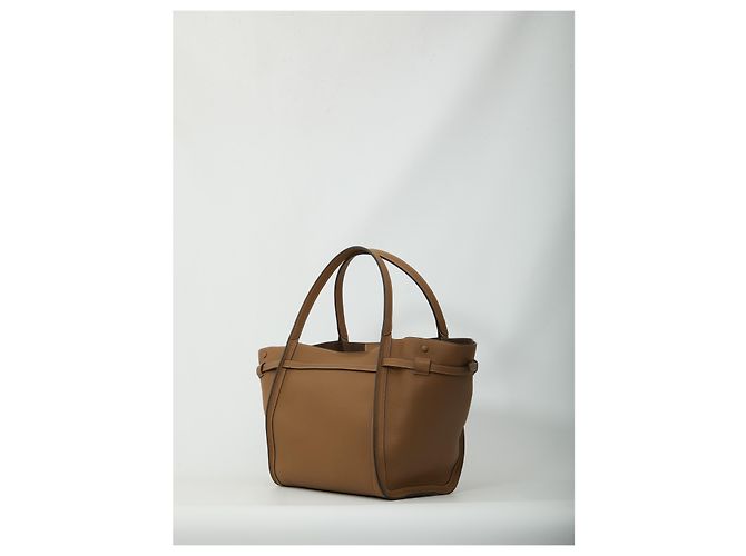 Tod's Borsa shopping Medium T Signature Marrone - vista 2