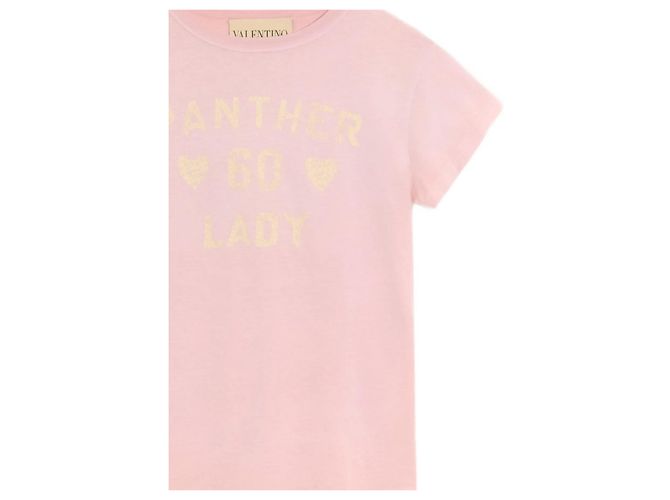 Camiseta de algodón rosa Panther Lady Valentino Garavani - vista 2