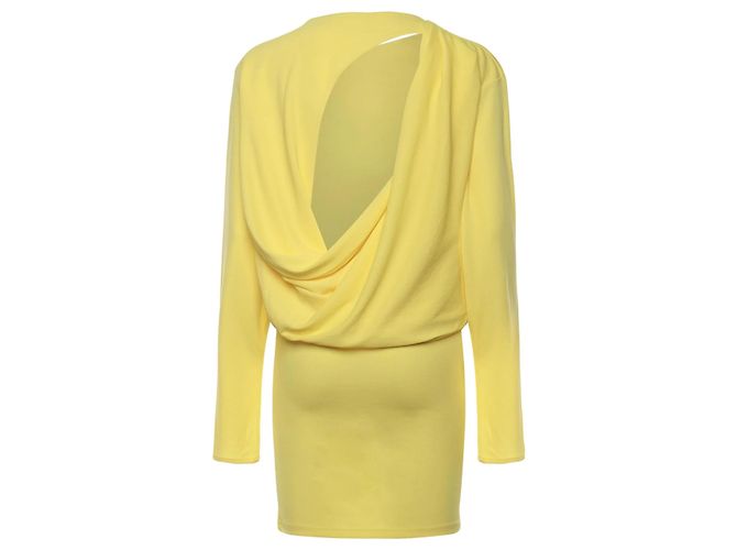 Mini abito Jacquemus Mistral giallo - vista 2