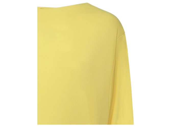 Mini abito Jacquemus Mistral giallo - vista 3