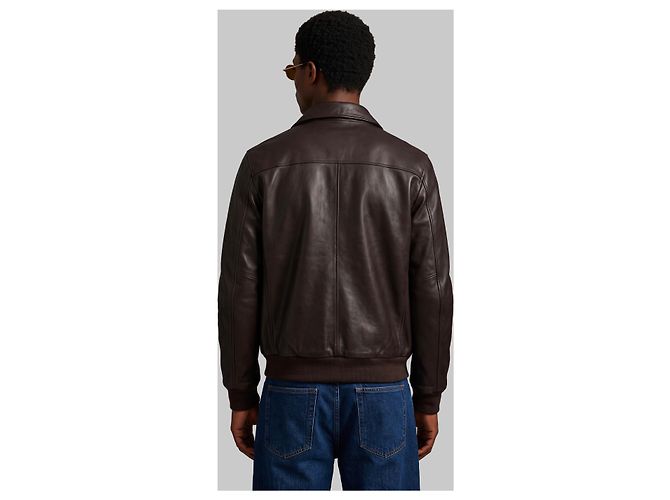 Schott Dark brown aviator bomber - view 3