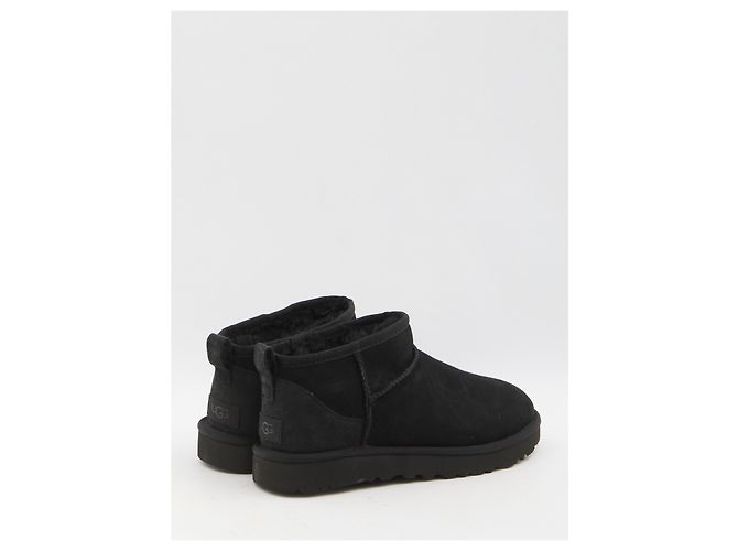 Botas Ugg Classic Ultra Mini Negro - vista 3
