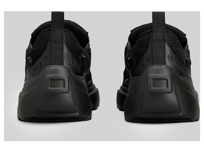 Roger Vivier Viv' on the Run Sneaker aus Leder und Stoff Schwarz - Ansicht 2