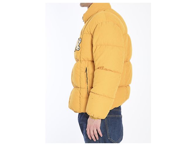 Palm Angels Steppjacke aus Cord mit Monogramm Orange - Ansicht 3