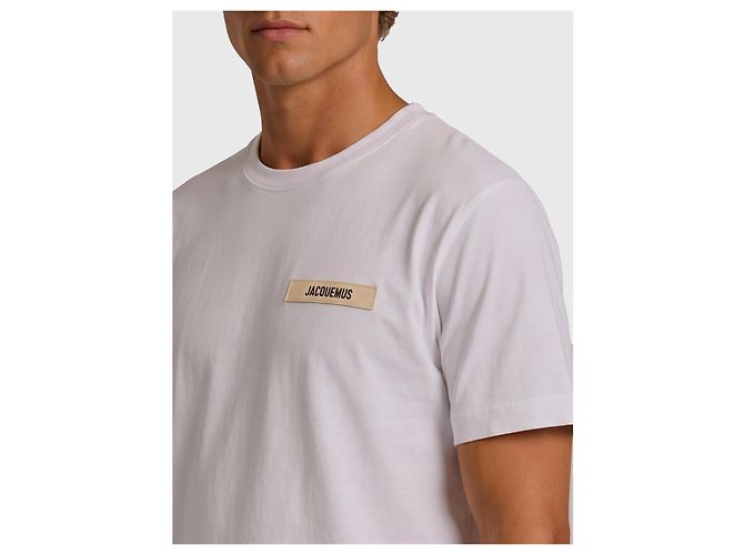 T-shirt Jacquemus Gros Grain Branco Algodão - vista 3