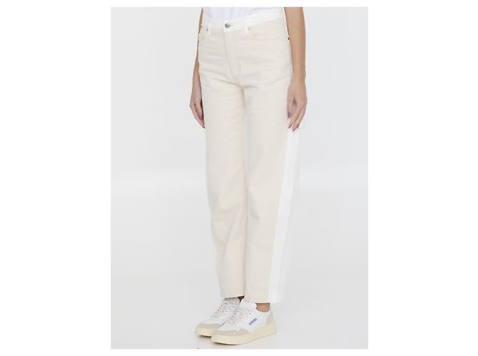 Stella Mc Cartney Utility Jeans Banana leg Beige - Ansicht 2
