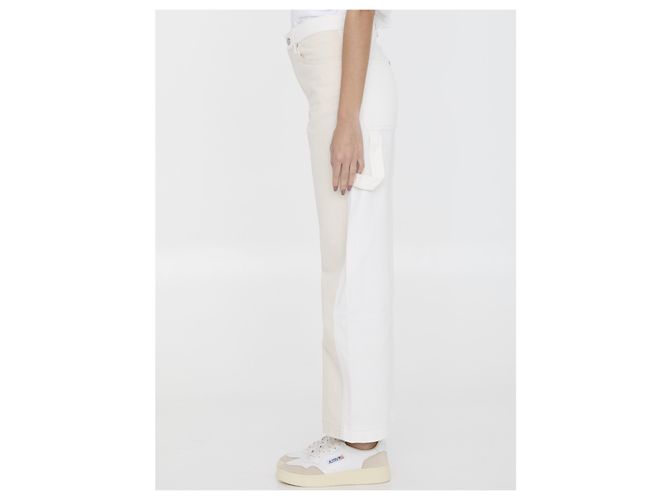 Stella Mc Cartney Utility Jeans Banana leg Beige - Ansicht 3