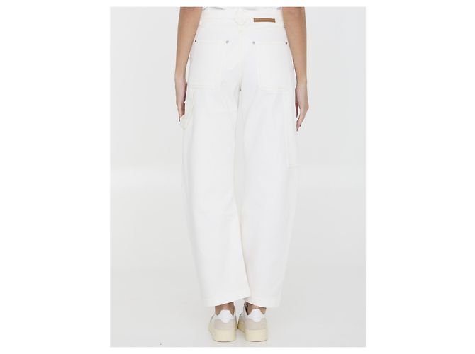 Stella Mc Cartney Utility Jeans Banana leg Beige - Ansicht 4