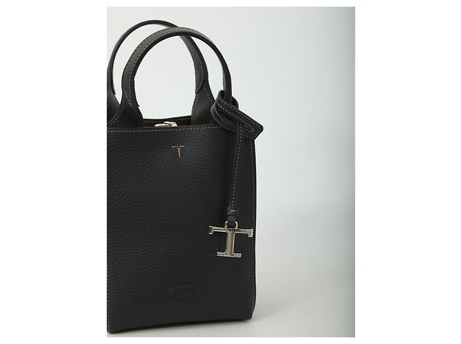 Bolso Micro de piel Tod's Negro - vista 4