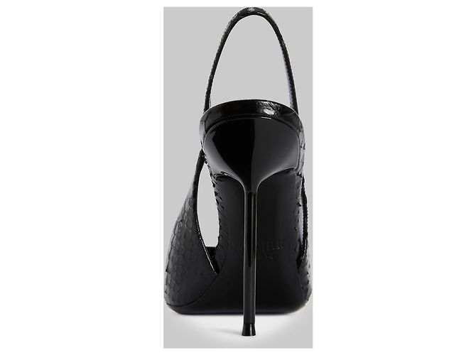 Paris Texas Lidia 105 Slingback-Pumps Schwarz - Ansicht 4