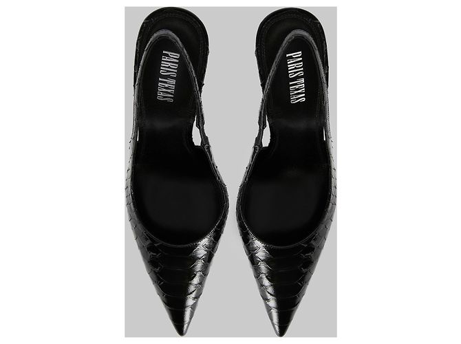 Paris Texas Lidia 105 Slingback-Pumps Schwarz - Ansicht 5