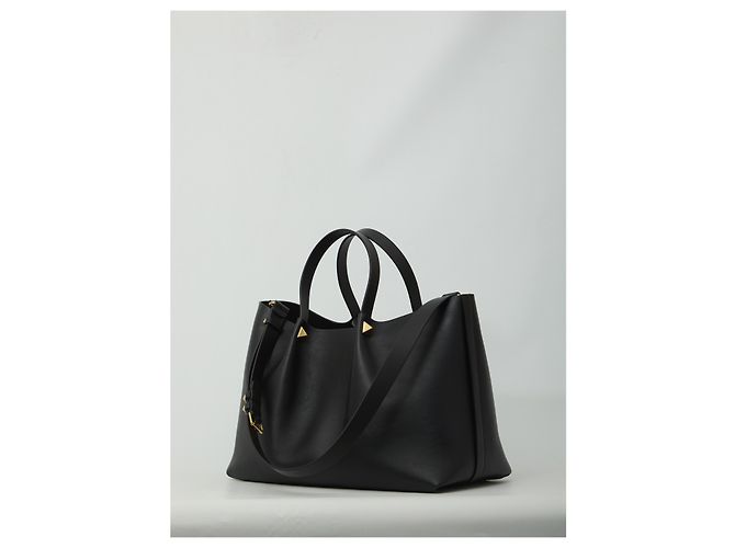 Valentino Garavani Große VLogo Signature Shopper-Tasche Schwarz - Ansicht 2