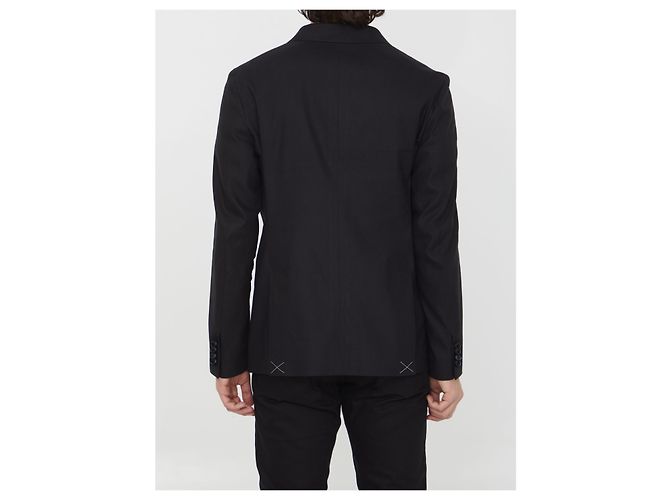 Tonello Stretch-Jacke mit zweireihigem Verschluss Schwarz - Ansicht 3