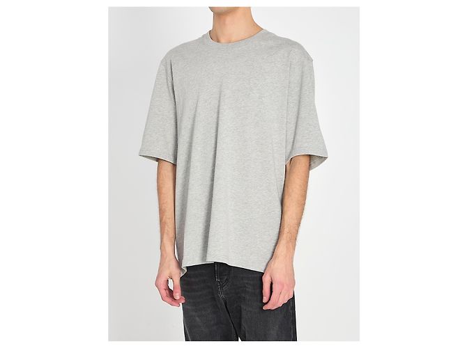 Ami Paris T-shirt in jersey di cotone Grigio - vista 2