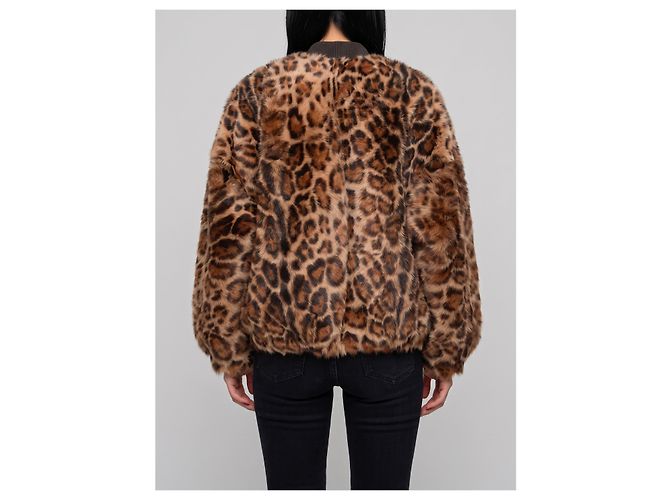 Arma Bomber reversível com estampado animal - vista 3