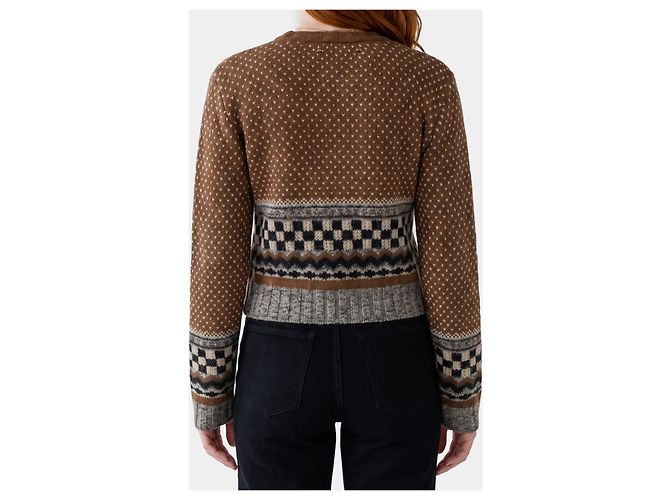 Golden Goose Camisola de gola redonda Journey Marrom - vista 2