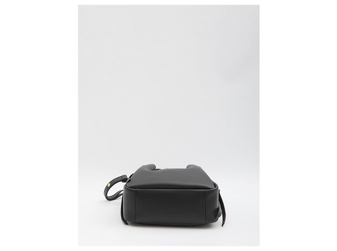 Mala bucket Romy Tory Burch em couro preto - vista 3