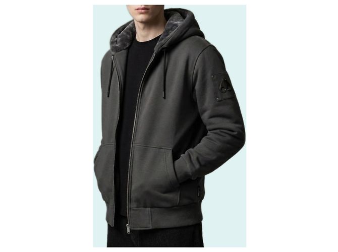 Moose Knuckles Classic Bunny hoodie grey - view 2