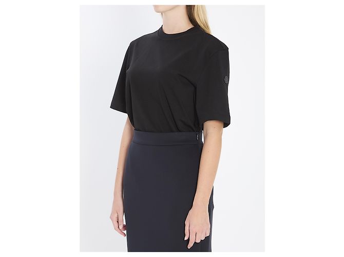 Camiseta Moncler EE72 de algodón negro - vista 2
