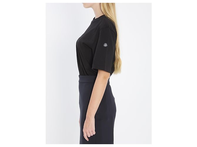 Camiseta Moncler EE72 de algodón negro - vista 3