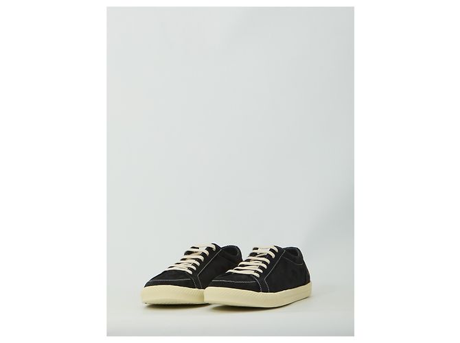 Common Projects Premium Skate Sneaker aus schwarzem Nubukleder - vista 2