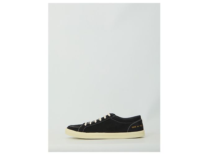 Common Projects Premium Skate Sneaker aus schwarzem Nubukleder - vista 4