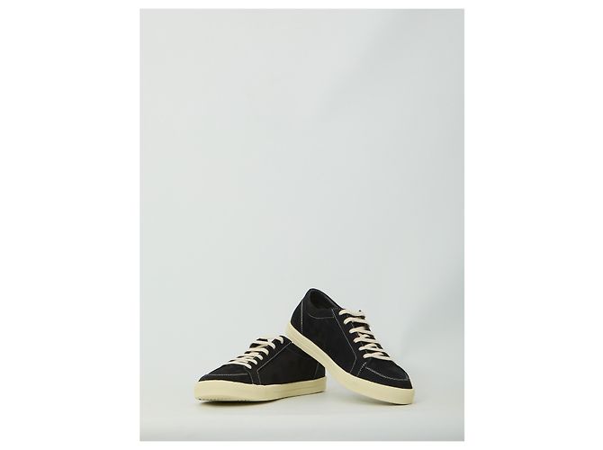 Common Projects Premium Skate Sneaker aus schwarzem Nubukleder - vista 5