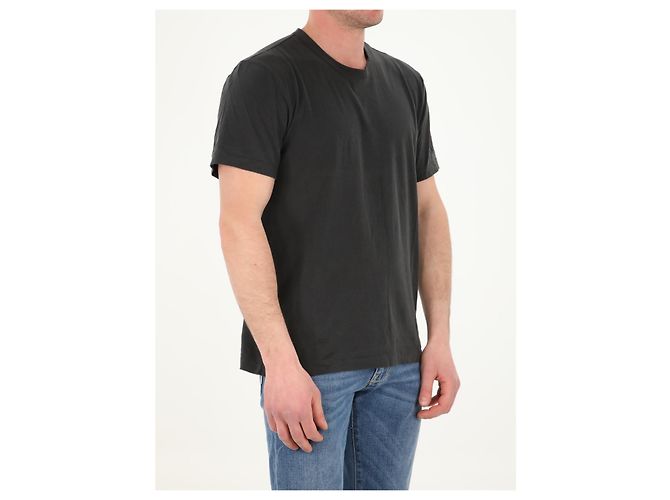 James Perse Camiseta de algodón peinado Negro - vista 2