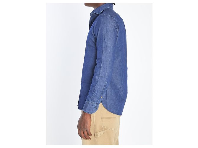 Borriello Marechiaro Denimhemd Blau - Ansicht 3