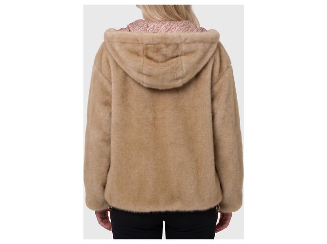 Herno Chantilly Kunstpelzjacke creme Beige - Ansicht 2