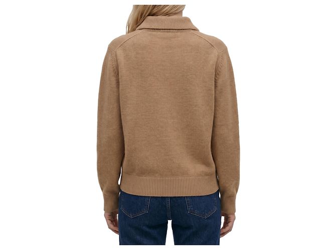 Camisola Khaite Jackson de lã e cashmere camel Bege - vista 2