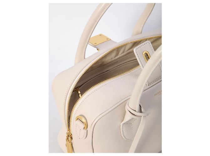Borsa Vita Golden Goose in pelle beige - vista 4