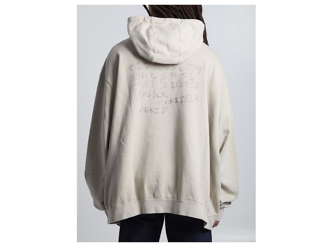Maison Martin Margiela Ultra-oversize sweatshirt Beige - view 4