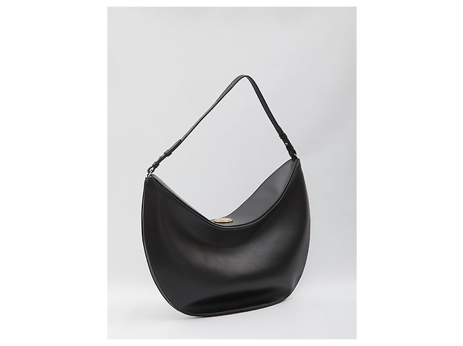 Bolsa Jacquemus Ovalo large de couro preto - vista 2