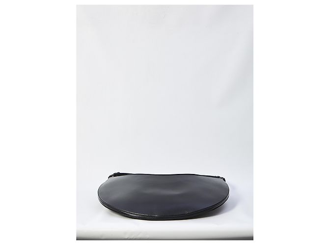 Bolsa Jacquemus Ovalo large de couro preto - vista 3