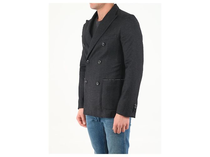 Tonello Chaqueta cruzada Gris - vista 2