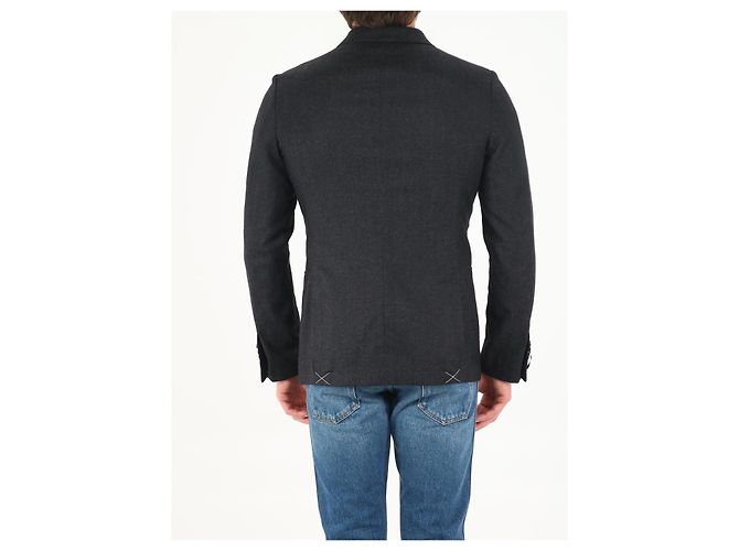 Tonello Chaqueta cruzada Gris - vista 4