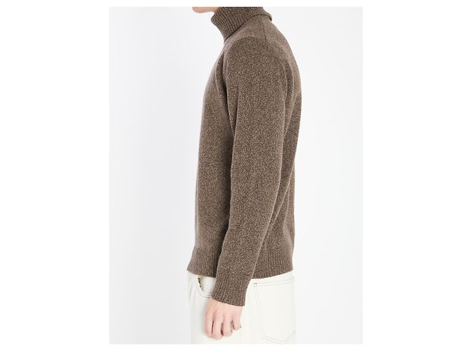 Roberto Collina Mouline Rollkragenpullover Braun - Ansicht 3