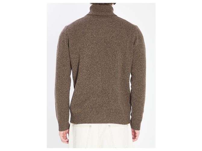 Roberto Collina Mouline Rollkragenpullover Braun - Ansicht 4