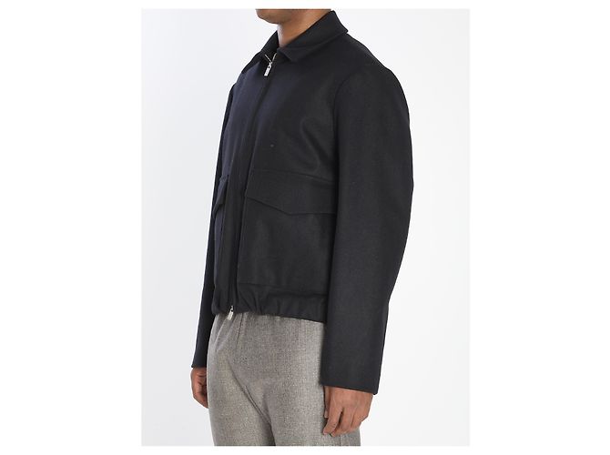 Barena Magan Caramal jacket black wool - view 2