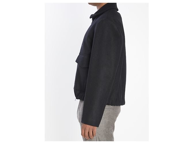 Barena Magan Caramal jacket black wool - view 3