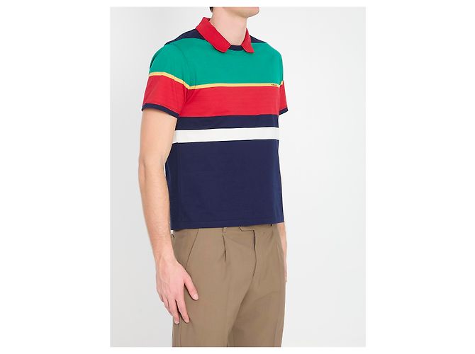Versace Striped cotton T-shirt Multiple colors - view 2