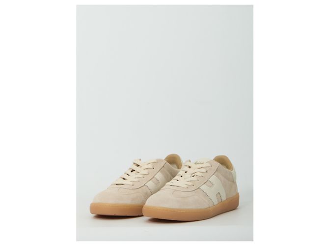 Baskets Hogan Cool Beige en Daim et Cuir - vue 2