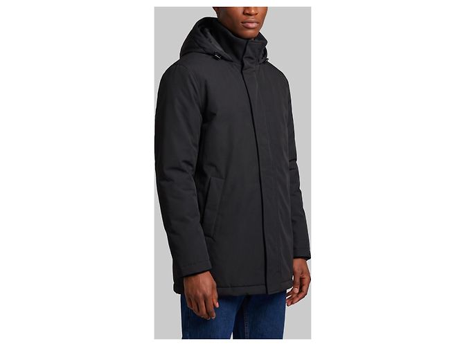 Herno Veste à col tricoté noire - vue 3