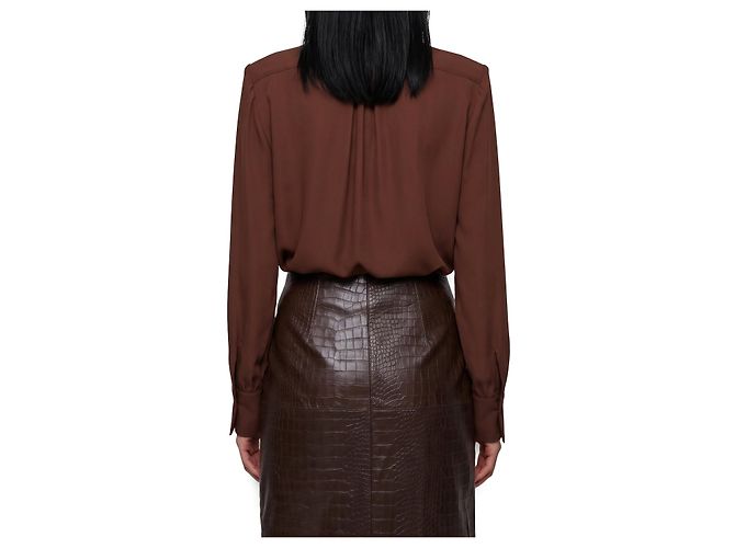 Federica Tosi Silk-blouse blouse with bow - view 3