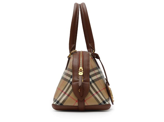 Bolsa Burberry Primrose em lona de algodão bege - vista 2