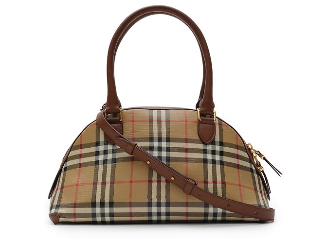 Bolsa Burberry Primrose em lona de algodão bege - vista 3