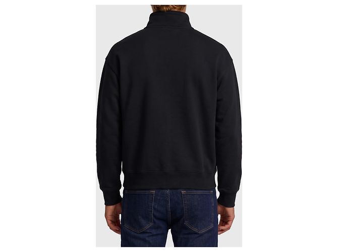 Jacquemus Gros Grain Sweatshirt mit Reißverschlusskragen Schwarz - Ansicht 2